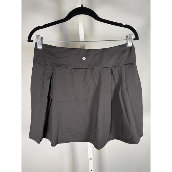 NWT Halara 2-in-1 High Waisted Pleated Skirt Black Size XL - Picture 3 of 8